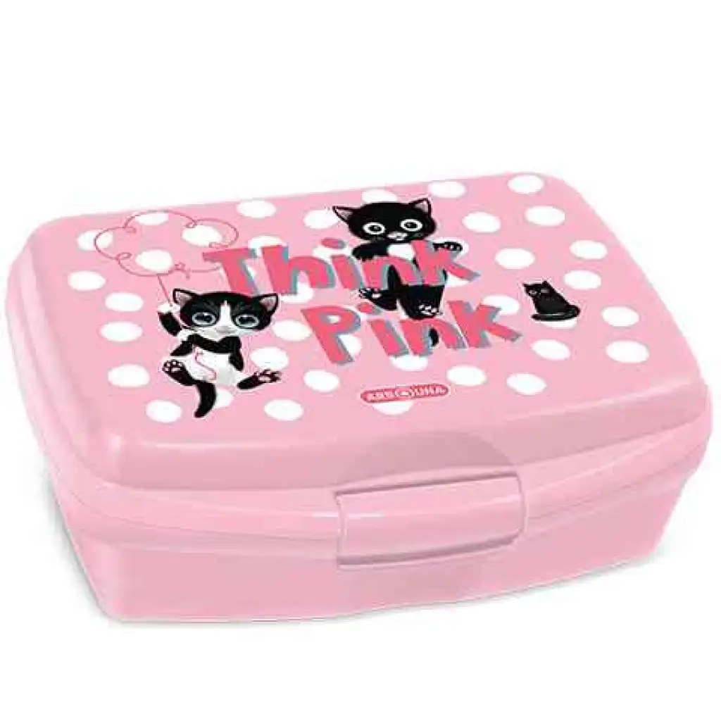 Ars Una: Think Pink box na desiatu s mačacím vzorom