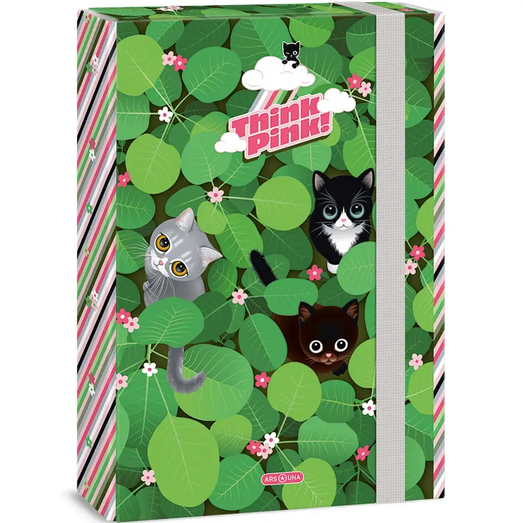 Ars Una: Think Pink mačiatka A/4 box na zošity