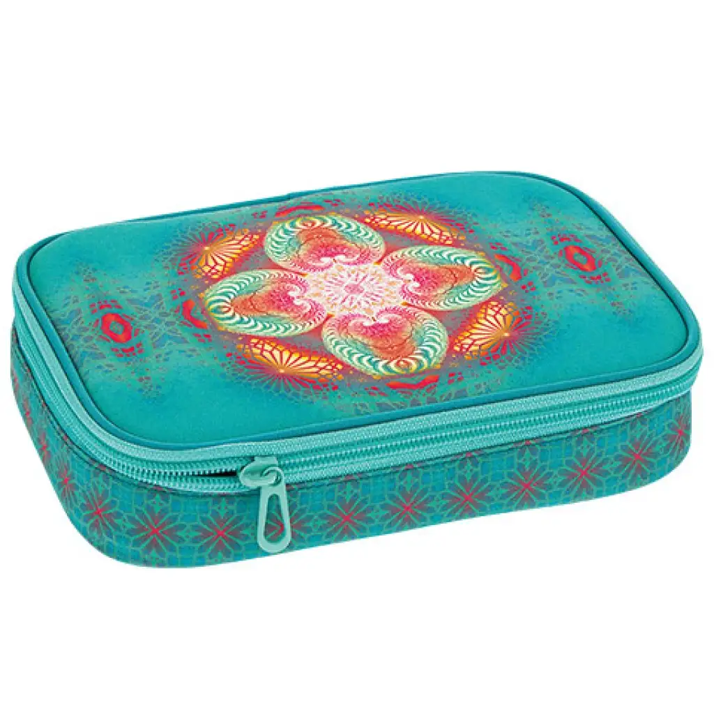 Ars Una: Turquise Hope viacposchodový vyklápací peračníka 15,5x22,5x4,5cm