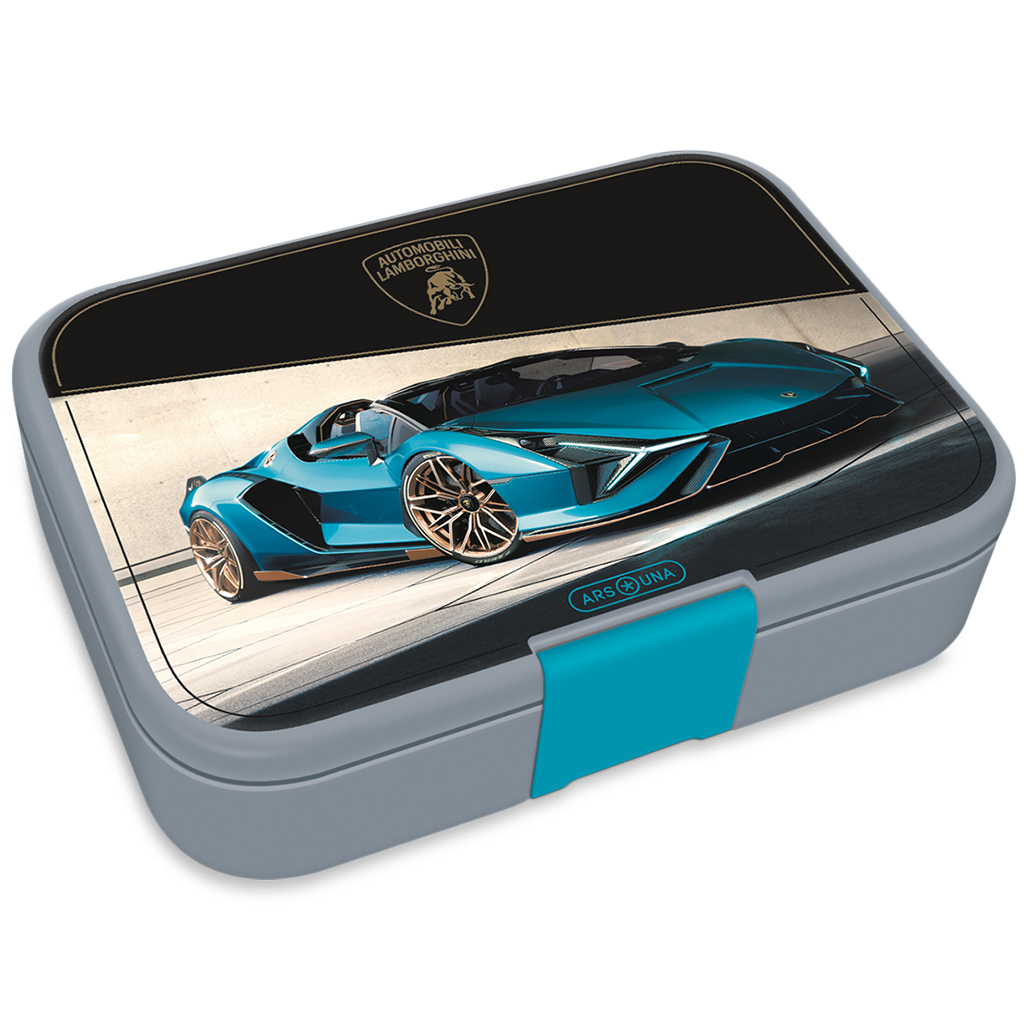 Ars Una: Lamborghini osztott uzsonnás doboz 15,3×21,6×5,2cm kép 1
