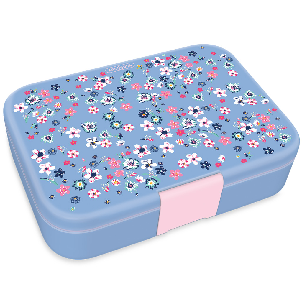 Ars Una: Pearl blossom osztott uzsonnás doboz 15,3×21,6×5,2cm kép 1