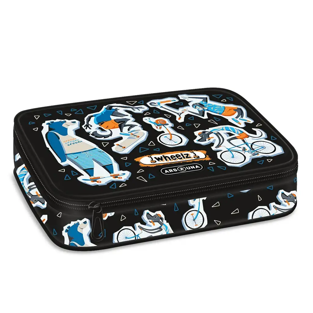 Ars Una: Wheelz viacposchodový vyklápací peračník 15,5x22,5x4,5cm