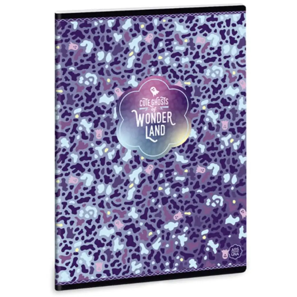 Ars Una: Wonderland Ghost Blue štvorcový zošit A/5 40 listov