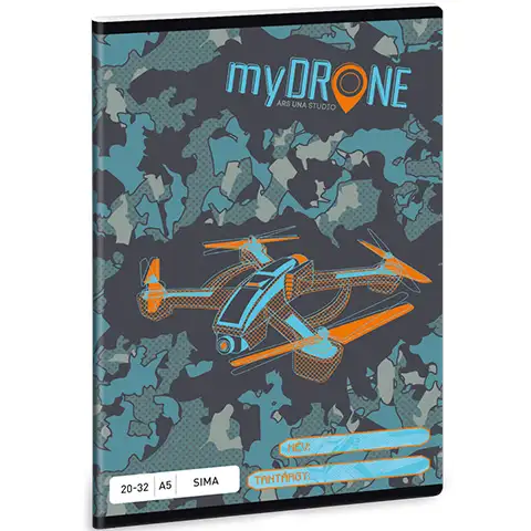 MyDrone 32 lapos sima füzet 20-32 A/5 kép 1