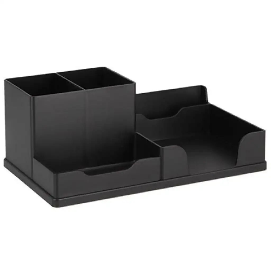 Spirit: Čierny stolový organizátor 16,5 x 10 cm