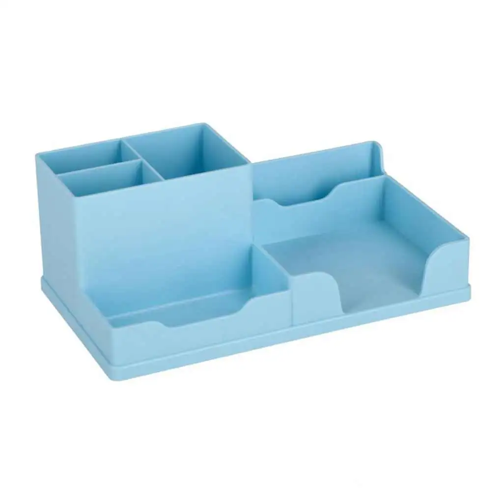 Spirit: Stolový viacdielny stojan na písacie potreby pastelovo modrý