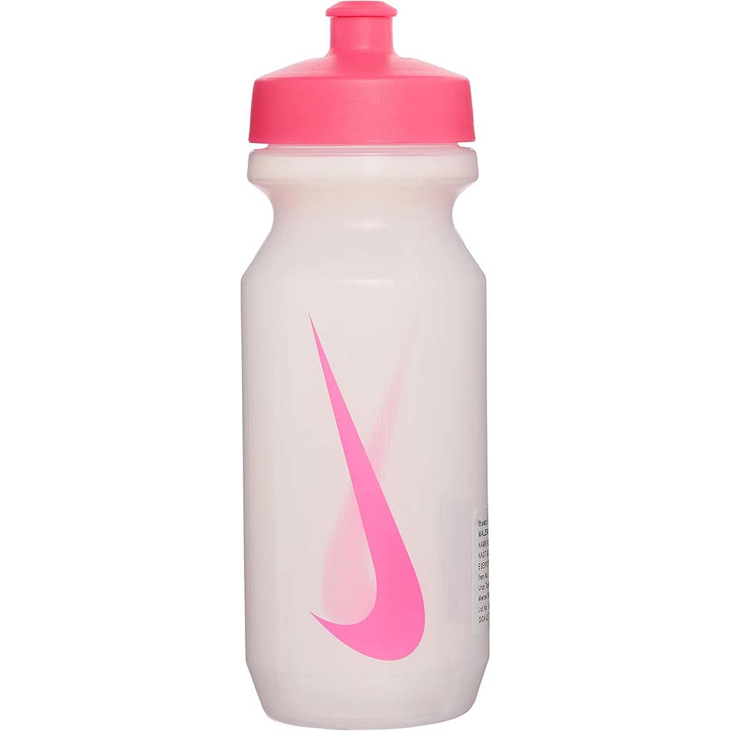 Nike Big Mouth 650 ml fľaša na vodu v priehľadnej ružovej farbe