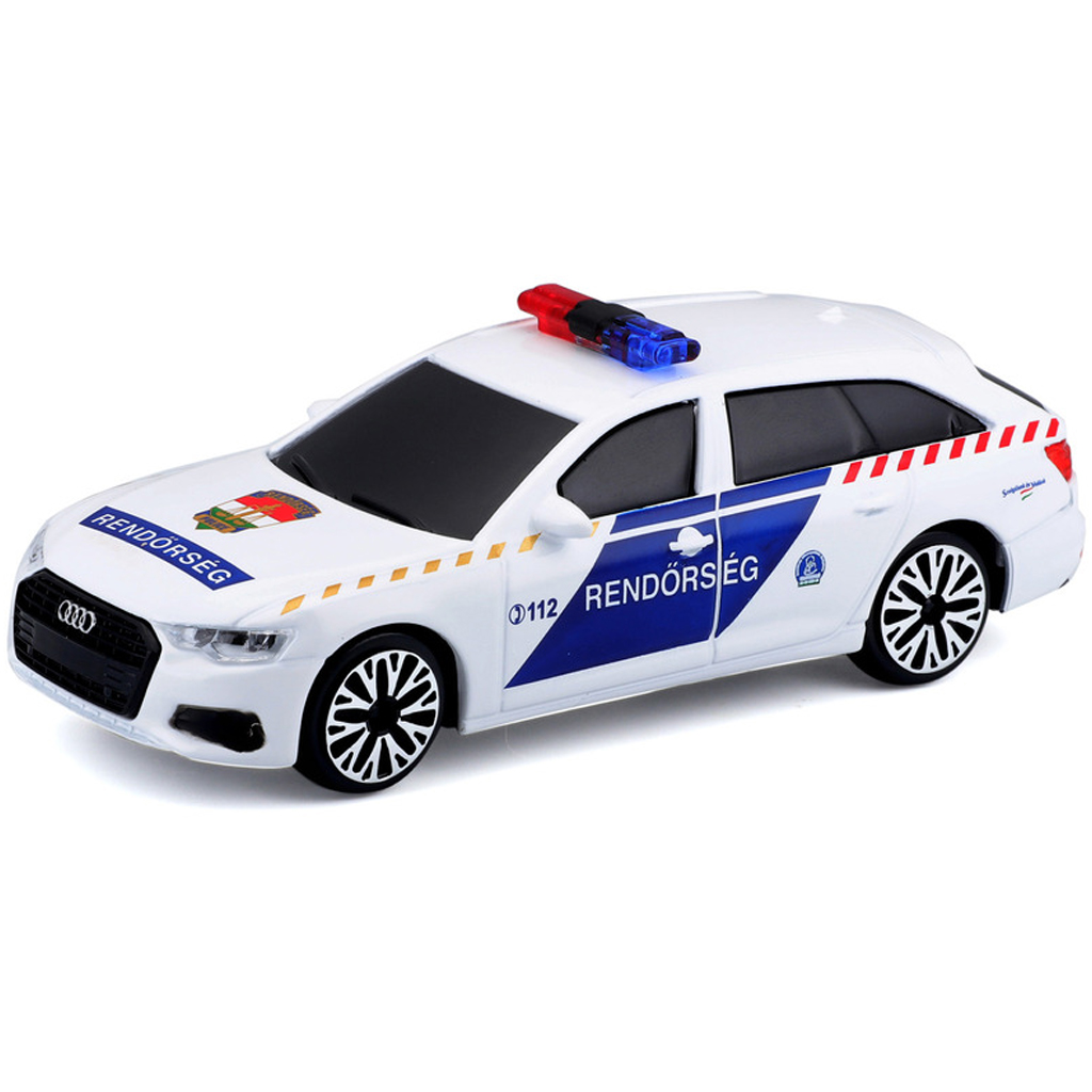 Bburago: Audi A6 maďarské policajné auto so sirénou 1/43 kép 2