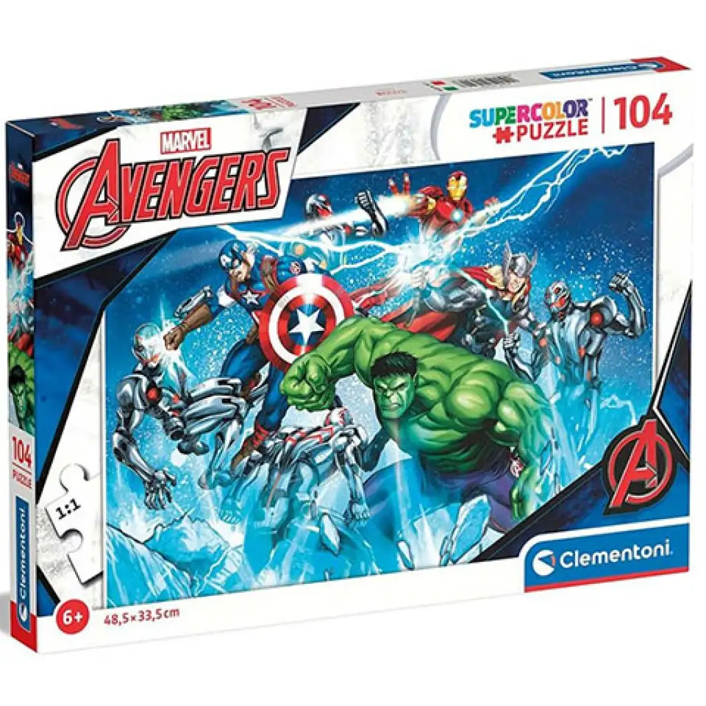 Avengers 104ks Super Color Puzzle - Clementoni
