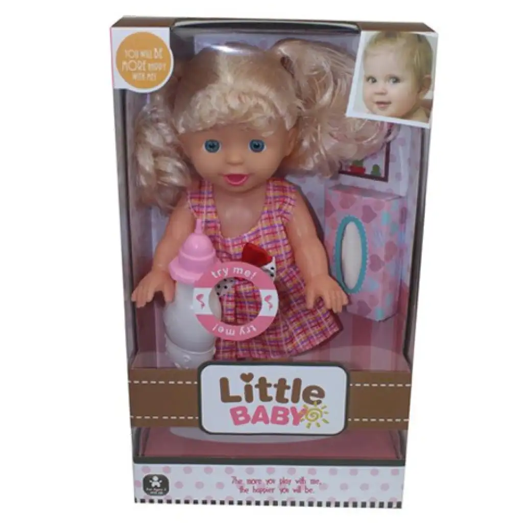 Bábika s vrkočom, príslušenstvom a zvukom