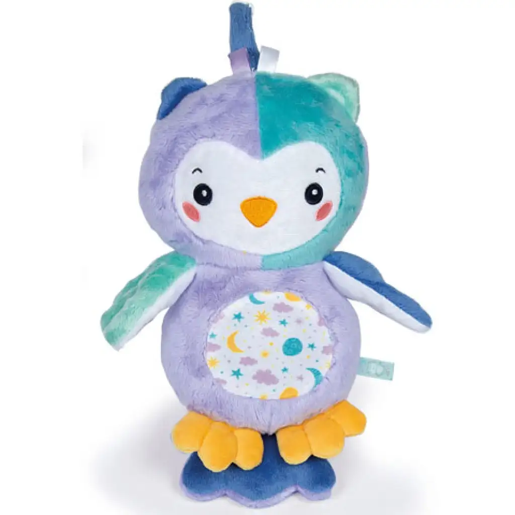 Baby plyšová sova so svetlom - Clementoni kép 2