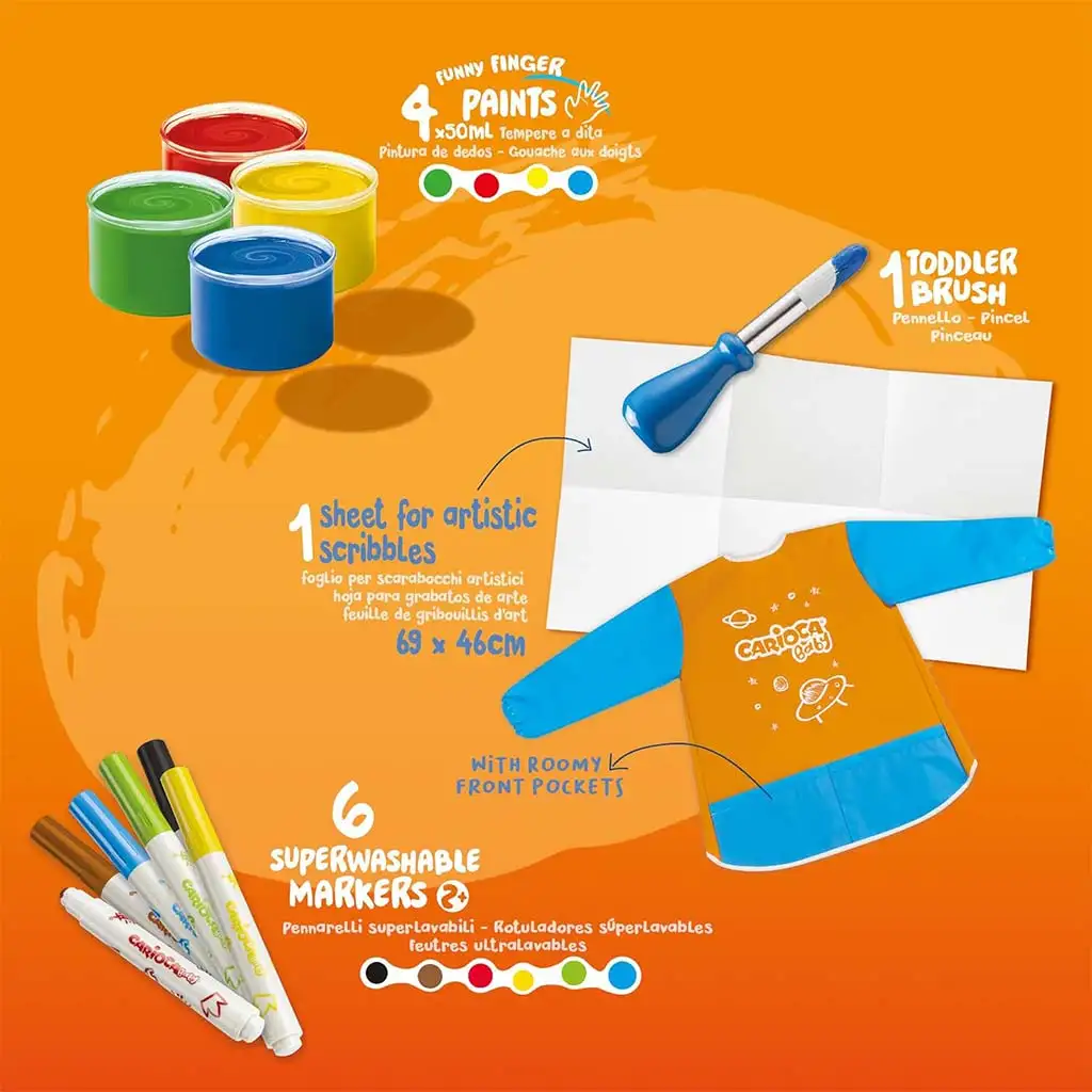 Baby omaľovánka 13-dielna sada - Carioca kép 3