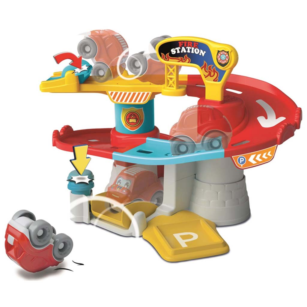 Hasičská herná súprava s narážajúcim autíčkom - Clementoni kép 2