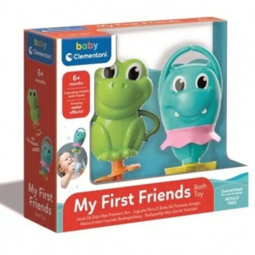 Baby zábavní žabí priatelia, hračka do vody - Clementoni