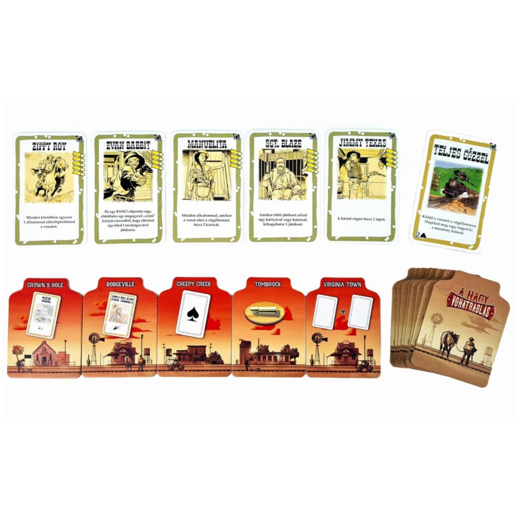 Bang! Veľká vlaková lúpež kartová hra kép 4