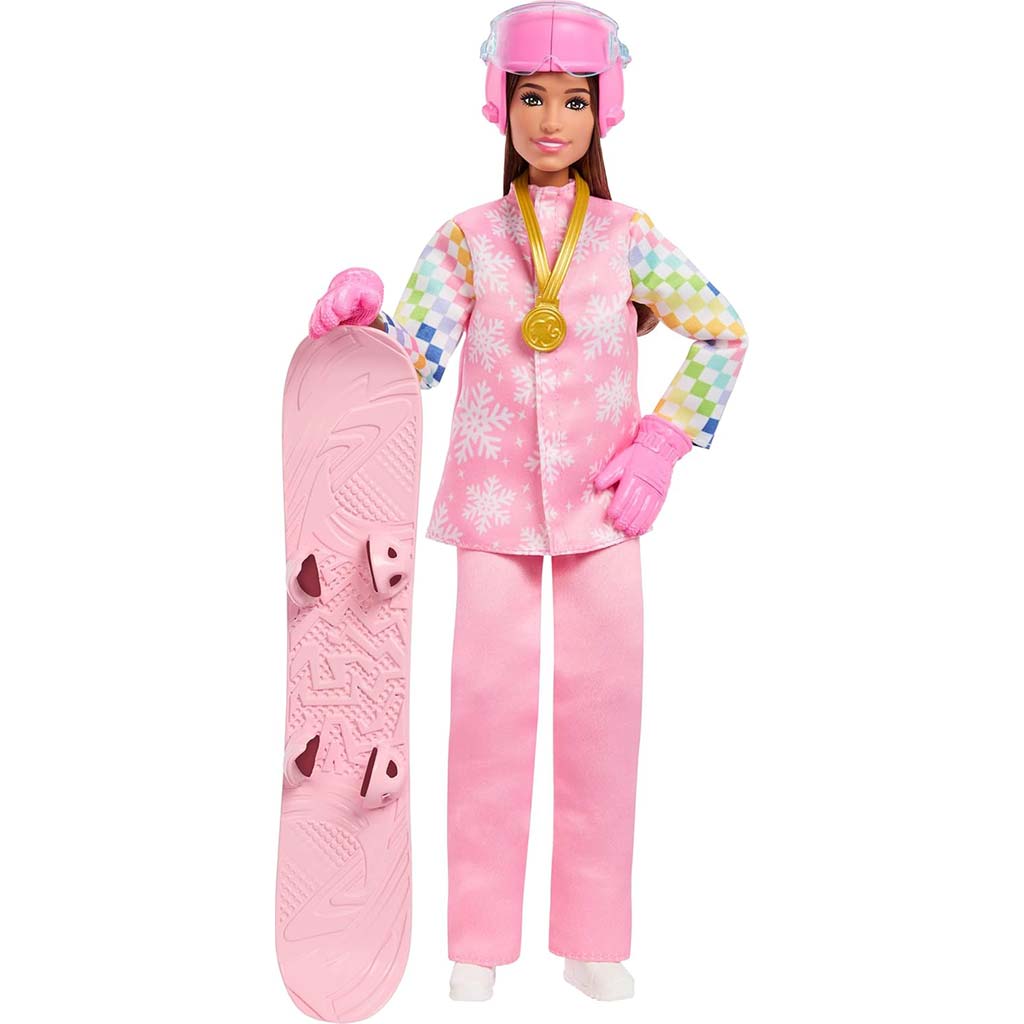 Barbie: 65. výročná kariérna bábika - Snowboardistka - Mattel kép 2