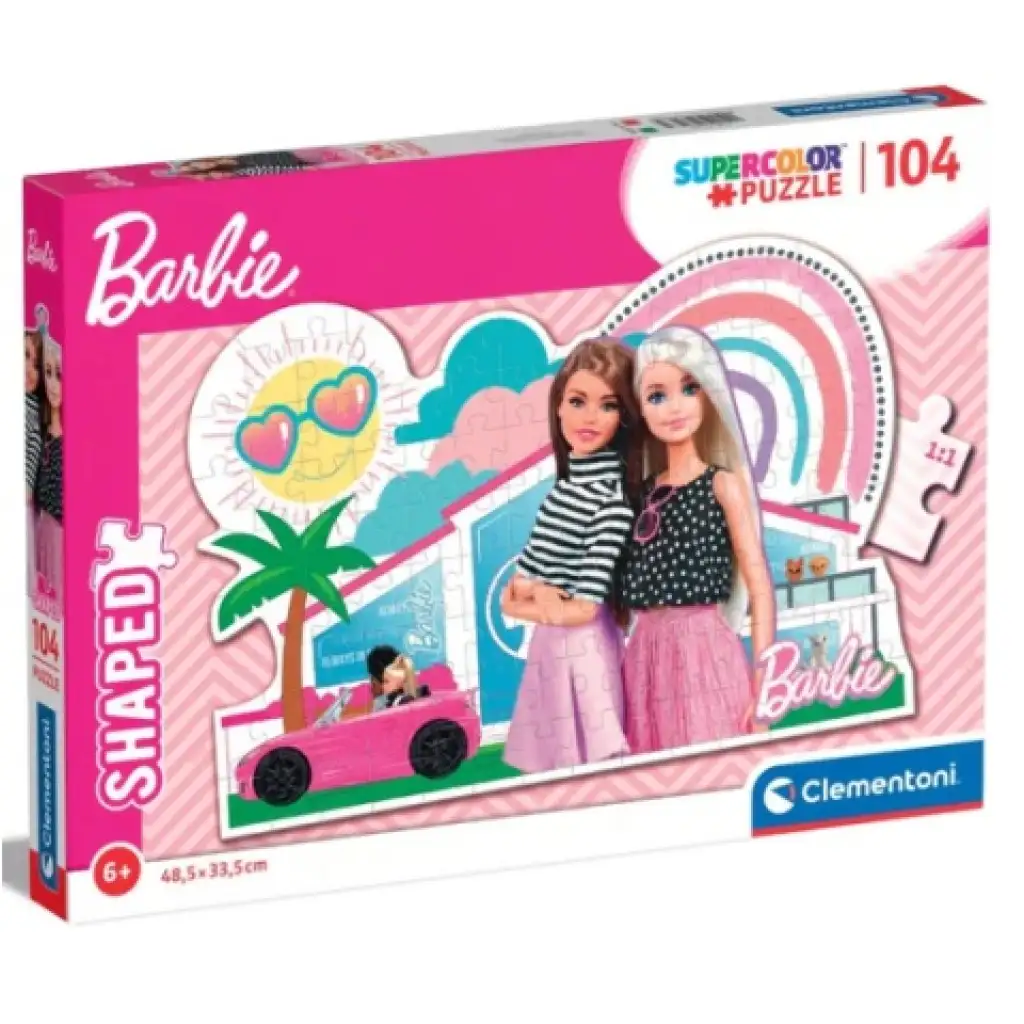 Barbie a jej chatka Supercolor 104-dielne puzzle - Clementoni