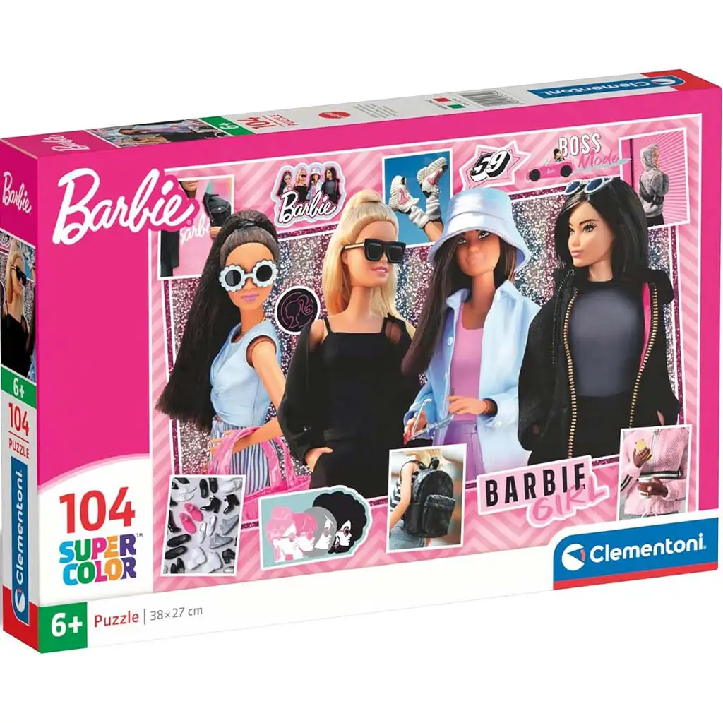 Módne Barbie bábiky 104-dielne puzzle Supercolor - Clementoni