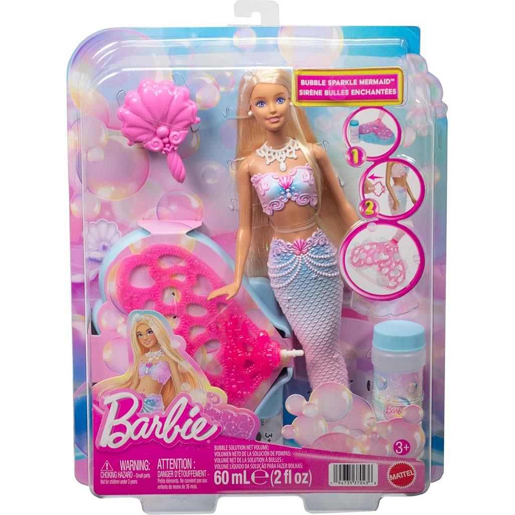 Barbie Dreamtopia Bublinková morská panna - Mattel