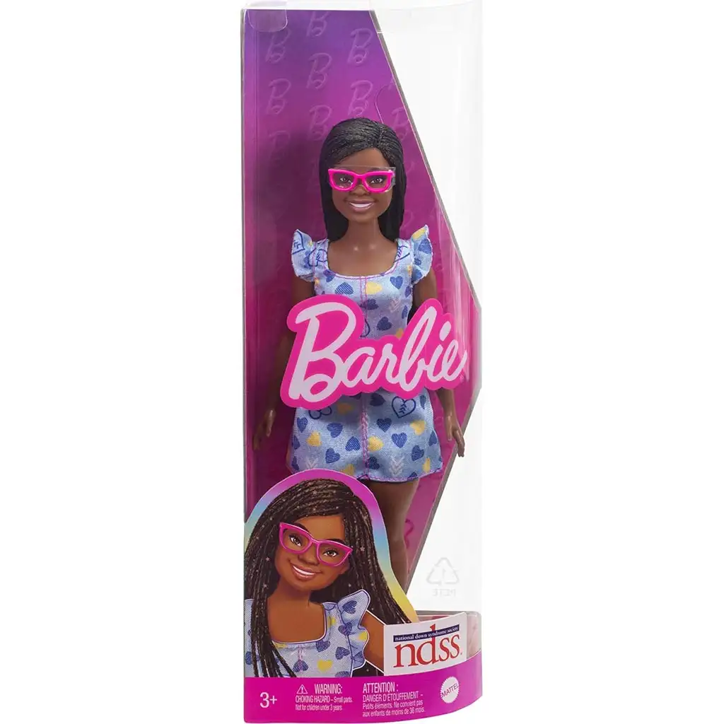 Barbie: Fashionista štýlová Barbie bábika s Downovým syndrómom - Mattel