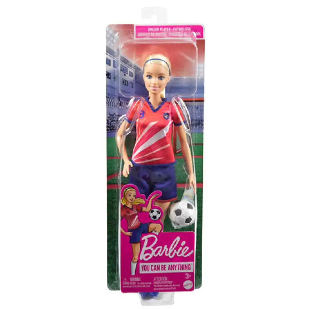 Barbie®: Futbalista bábika 30cm - Mattel