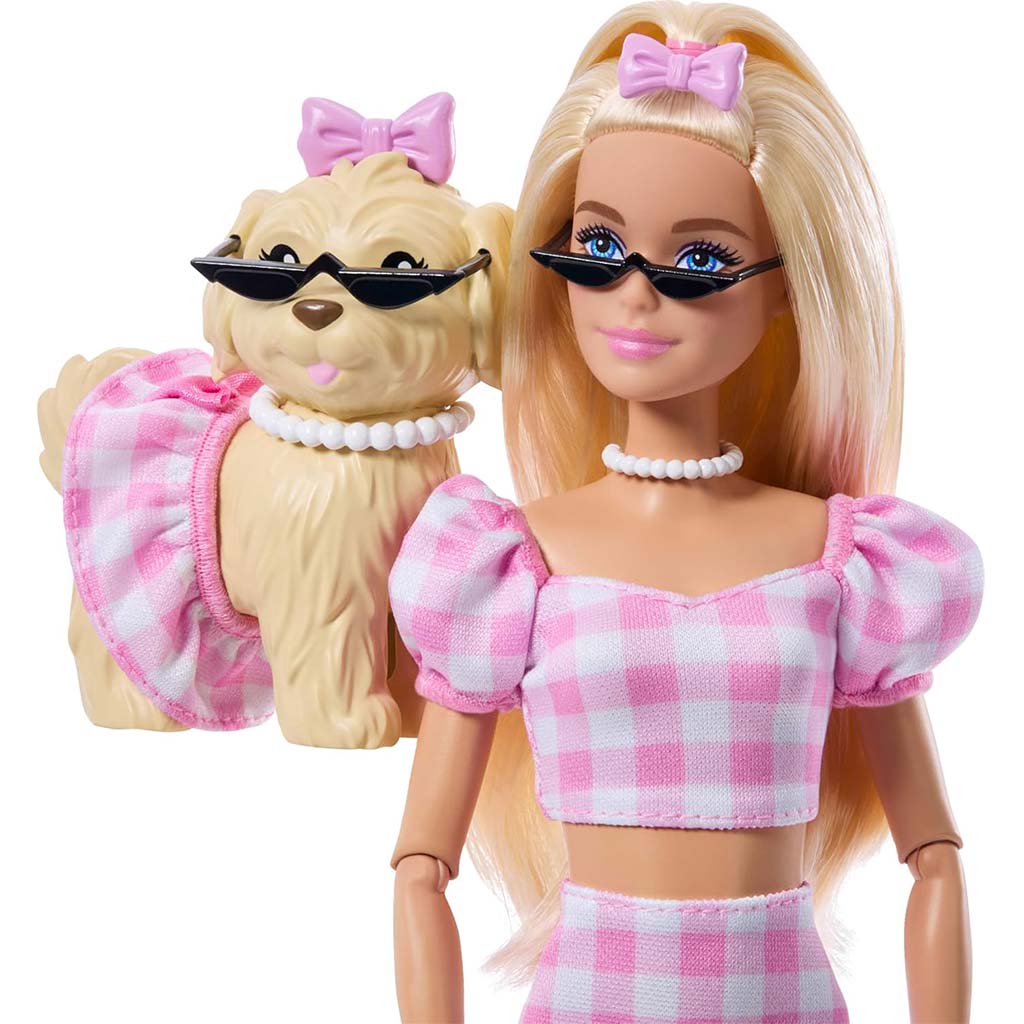 Barbie: Herný set Módne duo s miláčikom v ružovej farbe - Mattel kép 3