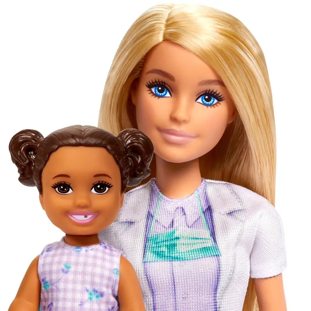 Barbie bábika kariérna zubárka s blond vlasmi - Mattel kép 3