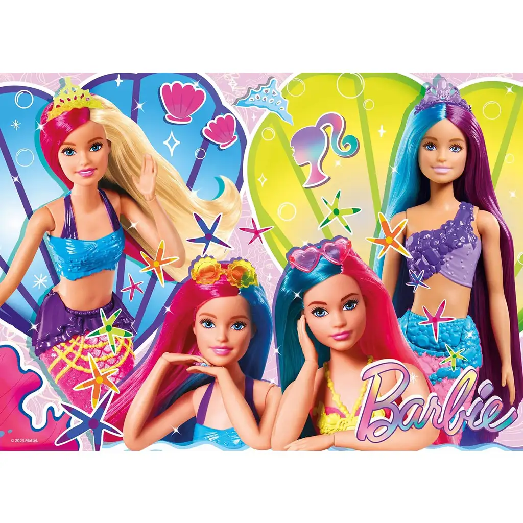 Barbie magický svet 4x48-dielne maxi podlahové puzzle 35x25 cm - Lisciani kép 5