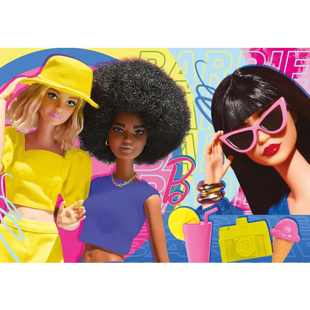 Barbie és barátai 2x60db-os maxi padló puzzle 50x35cm - Lisciani kép 3