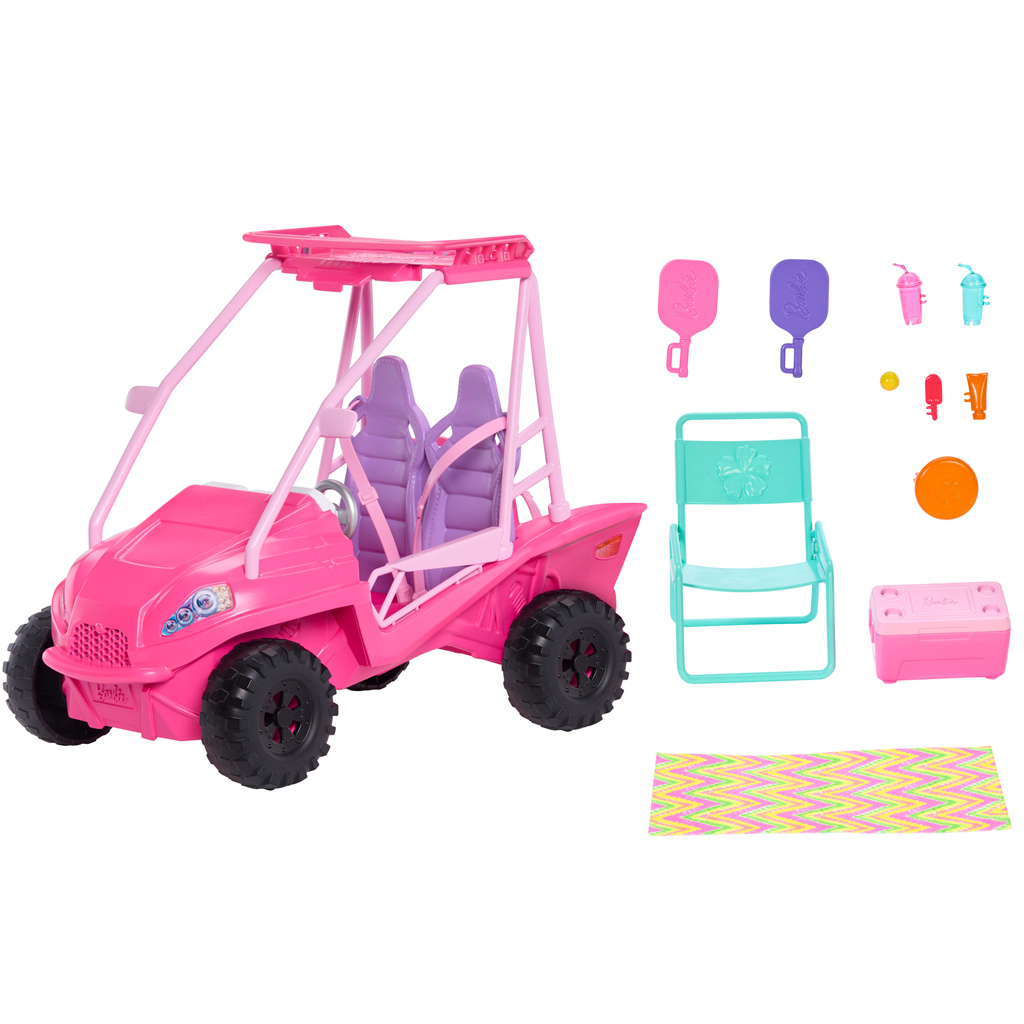 Barbie Mystériá: Plážoví detektívi plážové vozidlo - Mattel kép 5