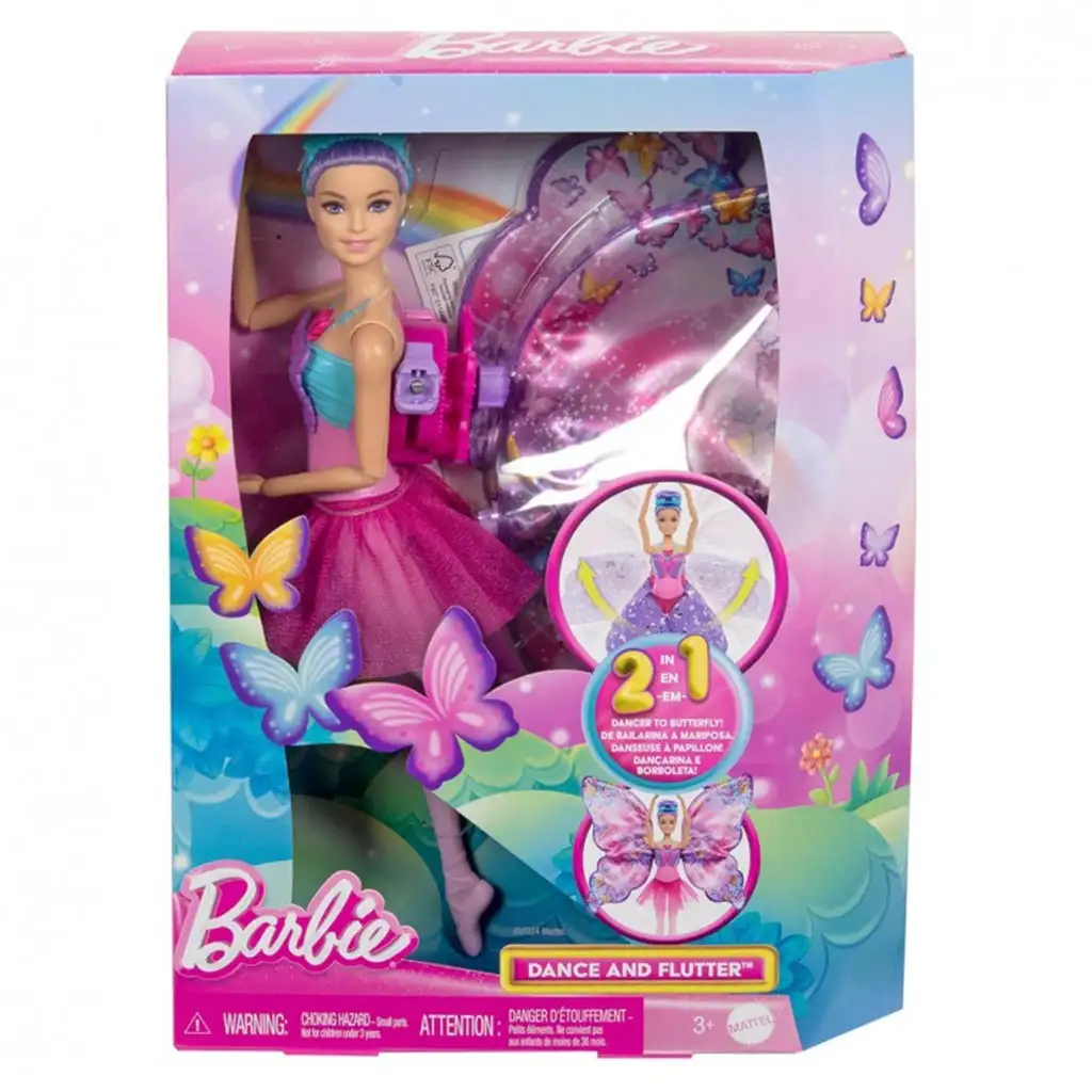 Barbie Dreamtopia Motýlia baletka - Mattel kép 1
