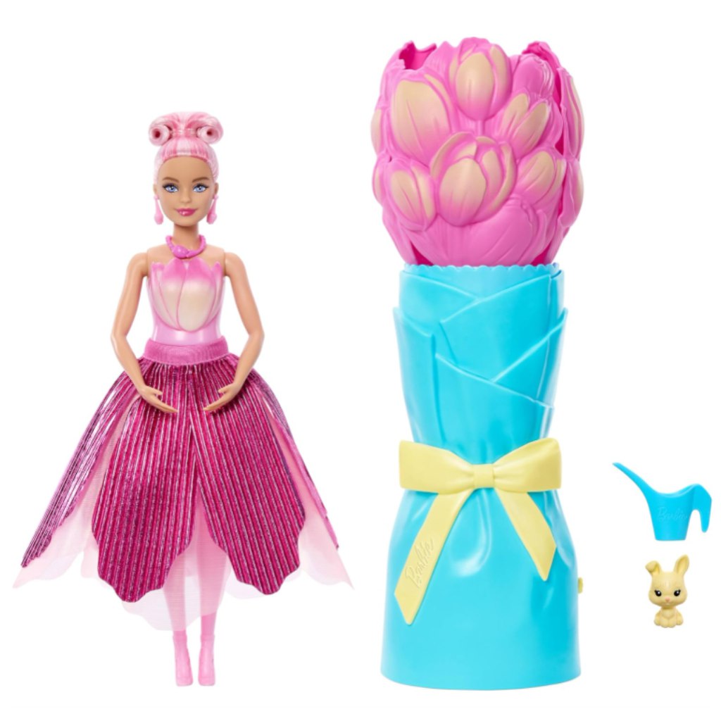 Barbie Reveal: Bábika s kvetinovým prekvapením - Tulipán - Mattel