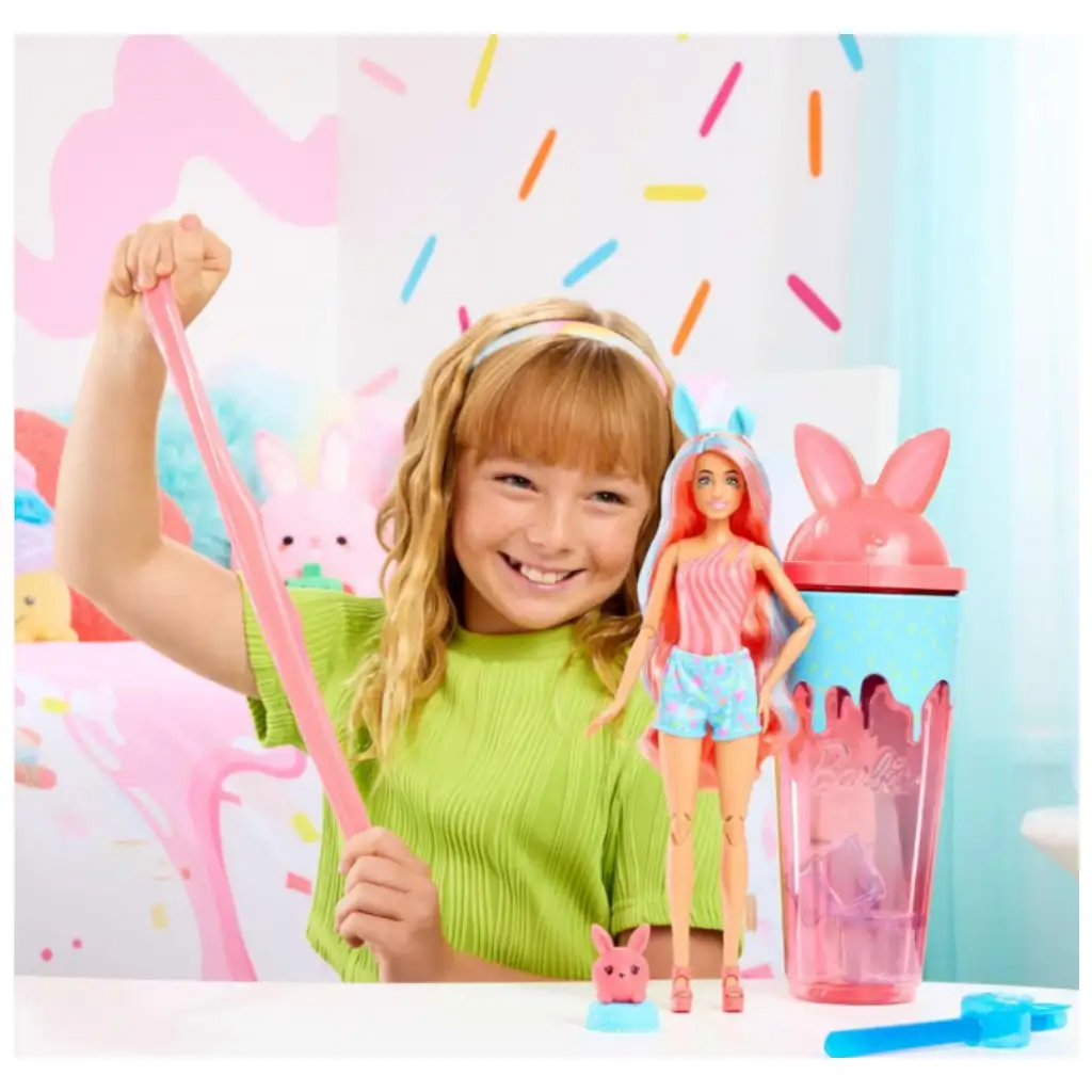 Barbie: Slime Reveal Zvieracia Párty - Mačacia hracia súprava - Mattel kép 2