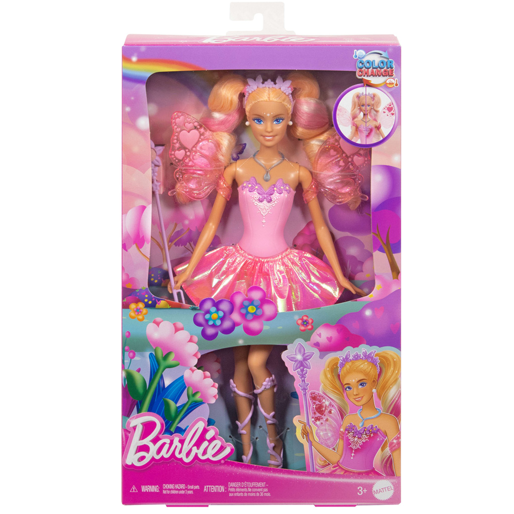 Barbie: Bábika víla s meniacou sa farbou - Mattel