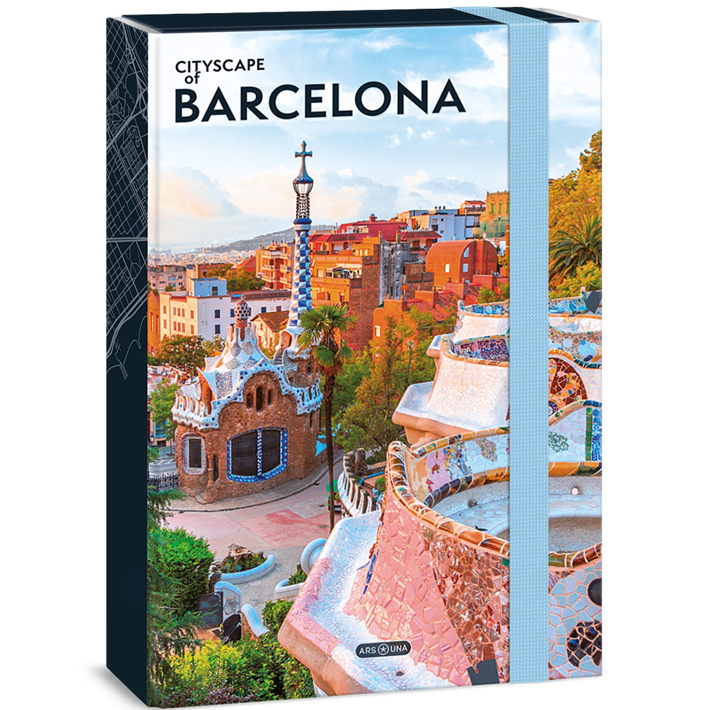 Ars Una: Cityscape-Barcelona A/4 füzetbox kép 1