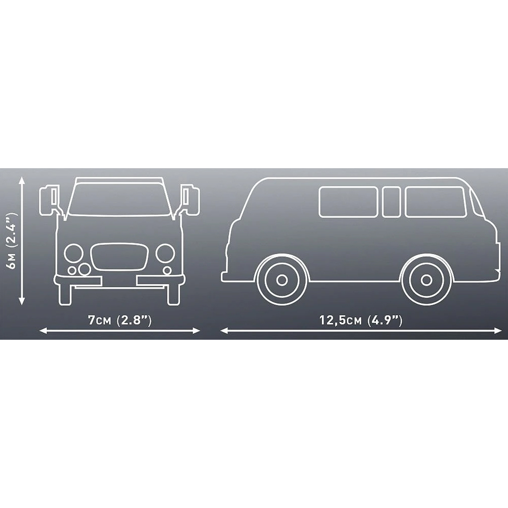 COBI: Stavebnica Barkas B1000 mikrobus (24600) kép 4