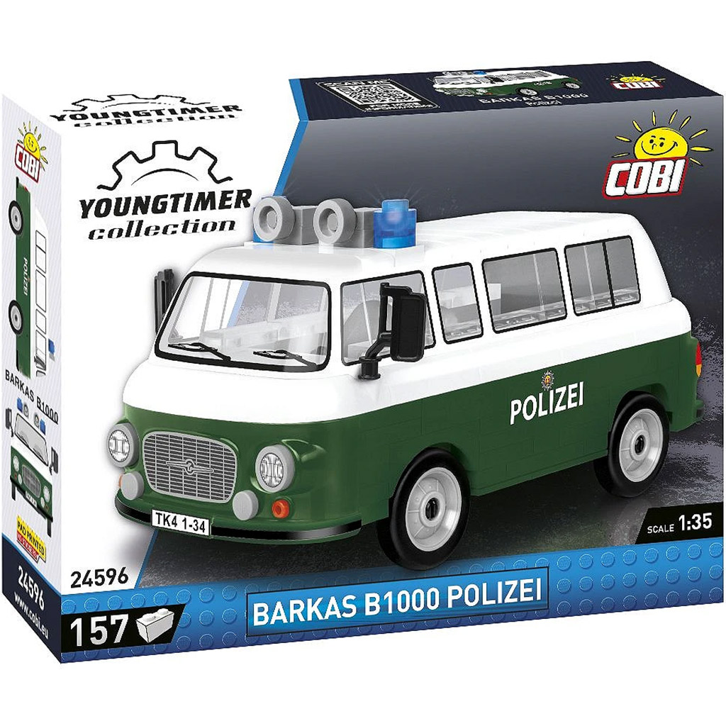 COBI: Stavebnica Barkas B1000 policajná dodávka (24596)