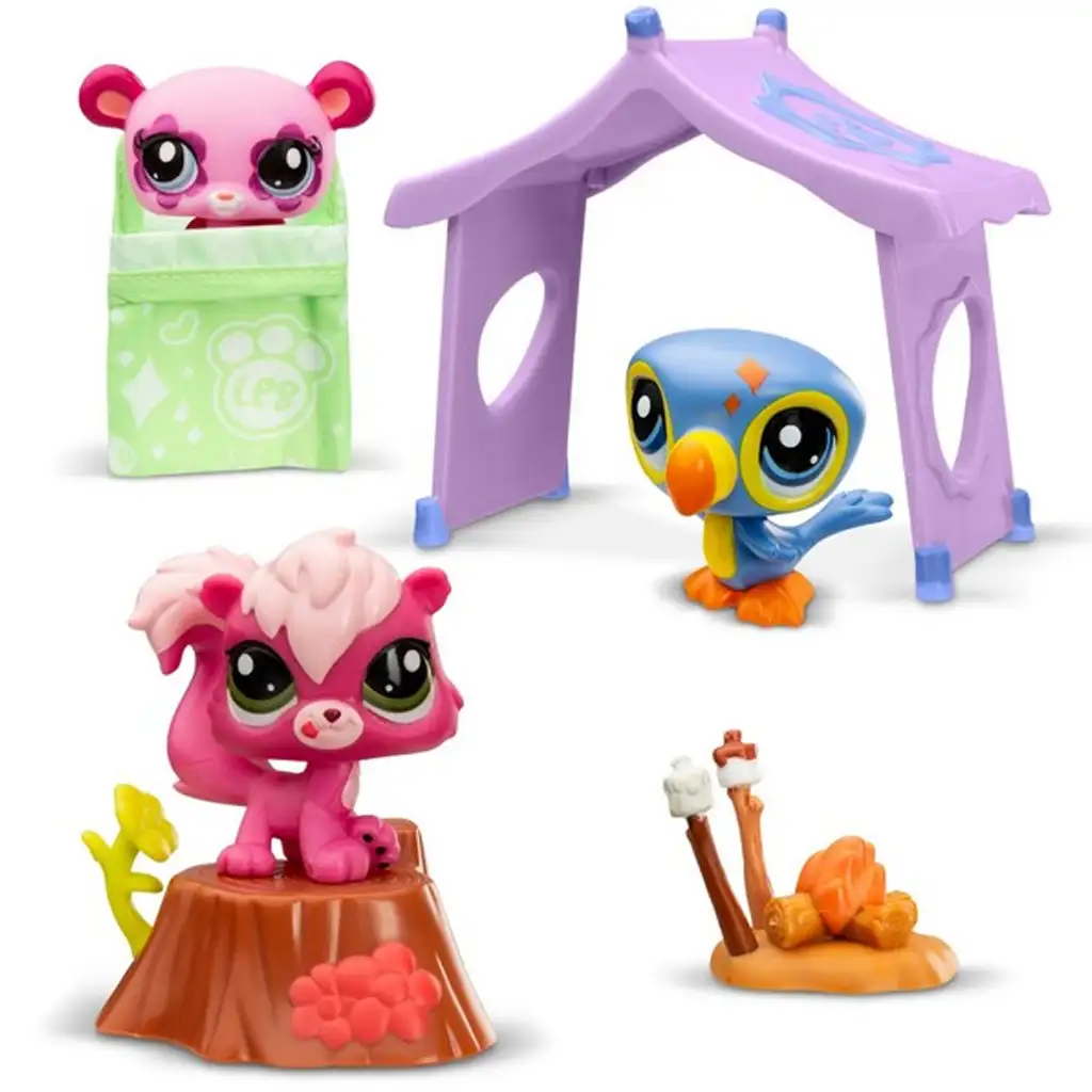 Littlest Pet Shop: Kemping 3-darabos figura csomag 2. sorozat kép 2