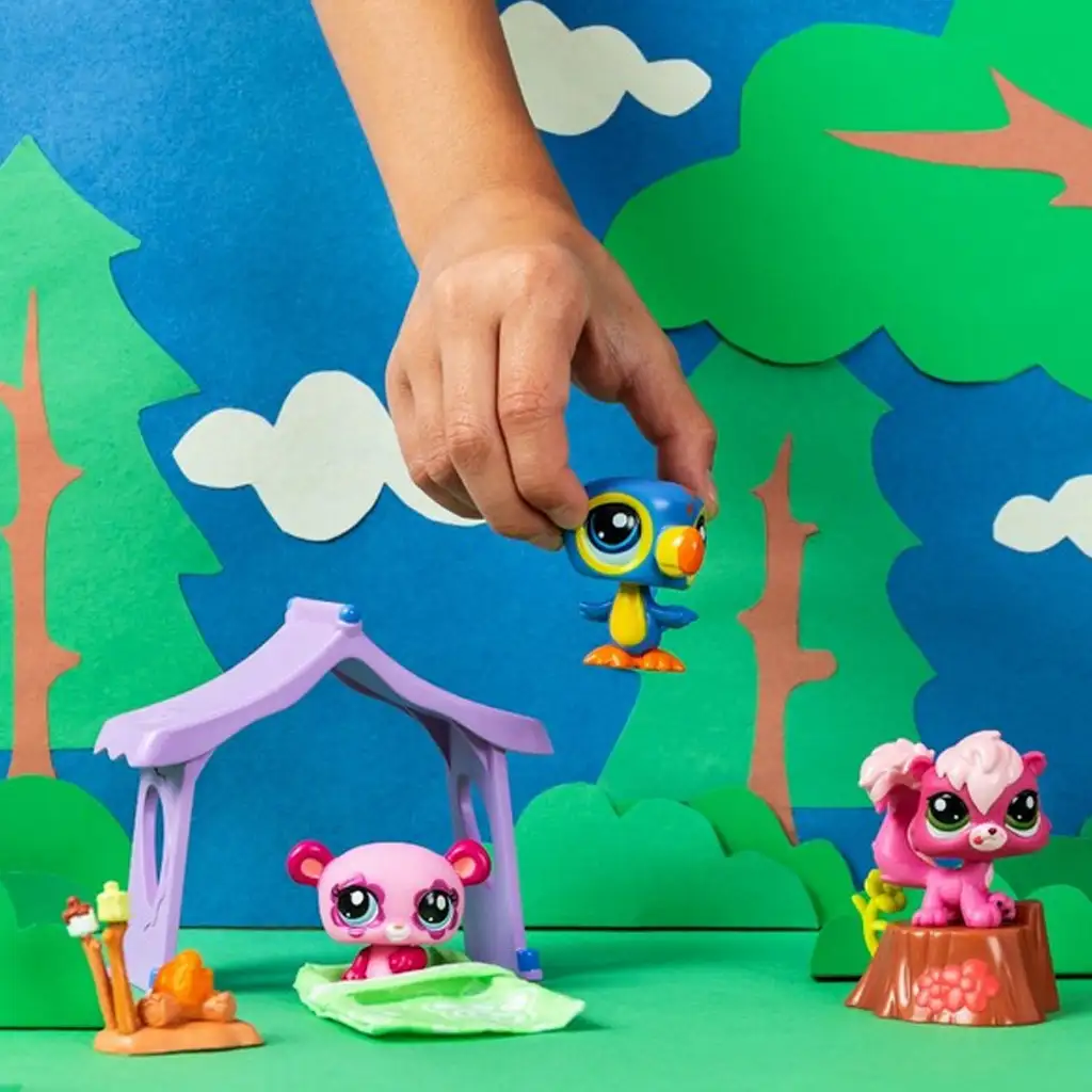 Littlest Pet Shop: Kemping 3-darabos figura csomag 2. sorozat kép 3