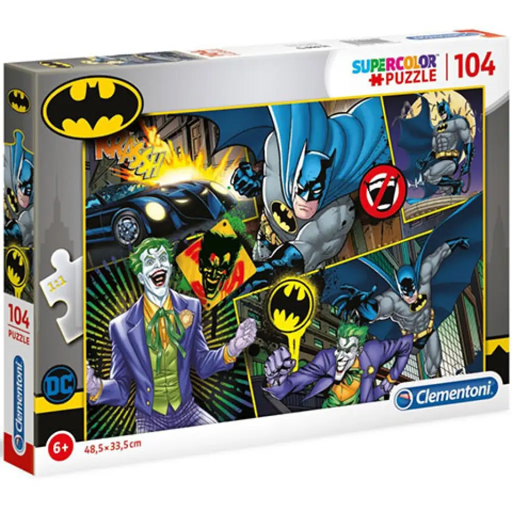 Batman Supercolor puzzle 104ks - Clementoni