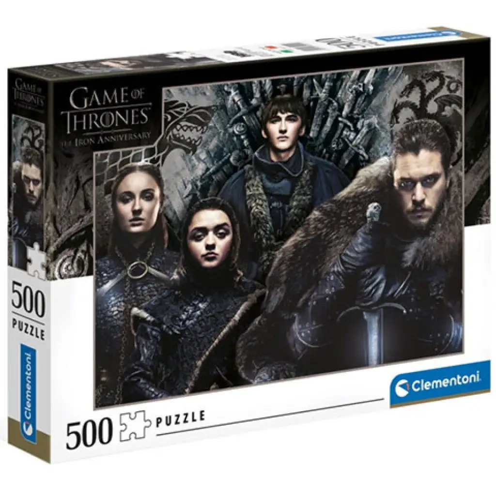 Battle of Thrones: Stark house 500dielne puzzle - Clementoni