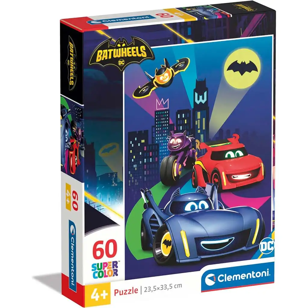 Batwheels 60-dielny Supercolor puzzle - Clementoni