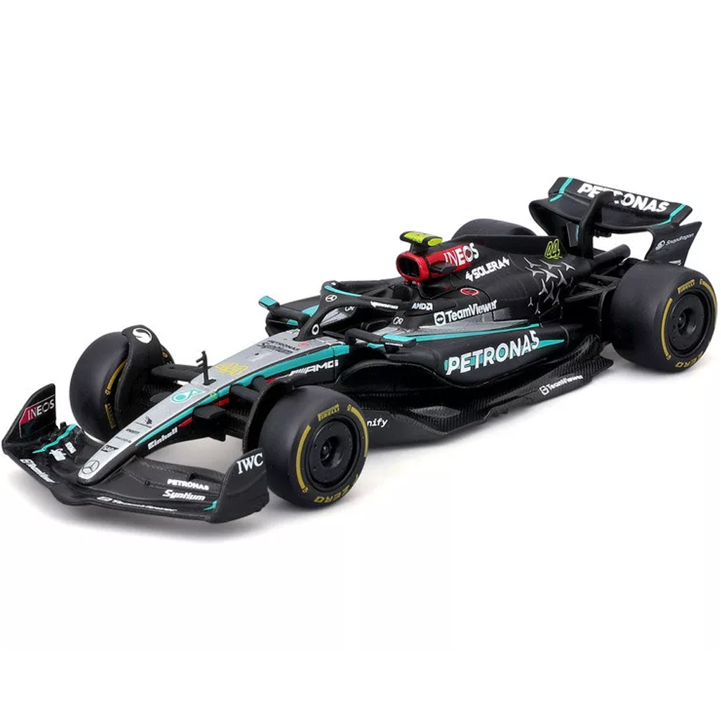Bburago: Mercedes‑AMG F1 W15 Performance F1 pretekárske auto, kovový model auta v mierke 1:43 (Lewis Hamilton #44) kép 2