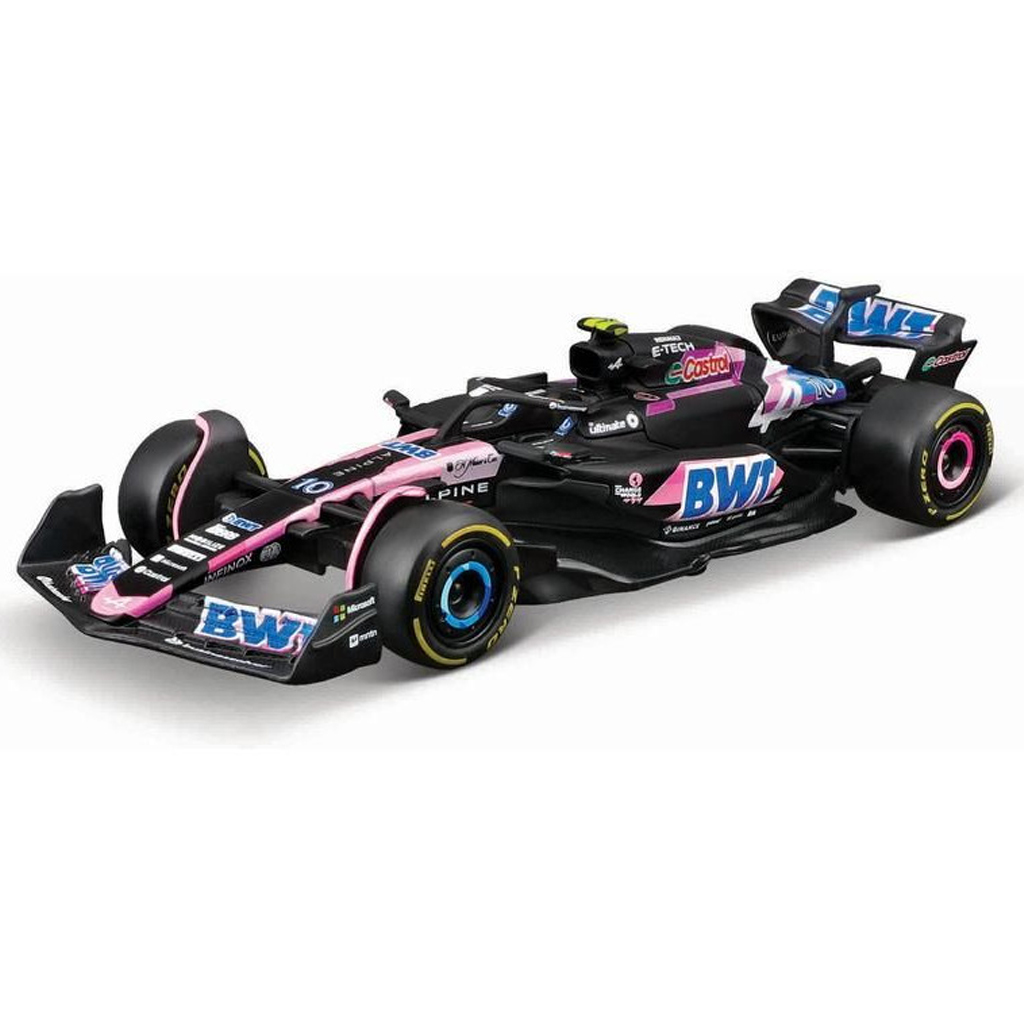 Bburago: BWT Alpine F1 Team A524 (2024) F1 pretekárske auto, kovový model v mierke 1:43 (Pierre Gasly #10) kép 2
