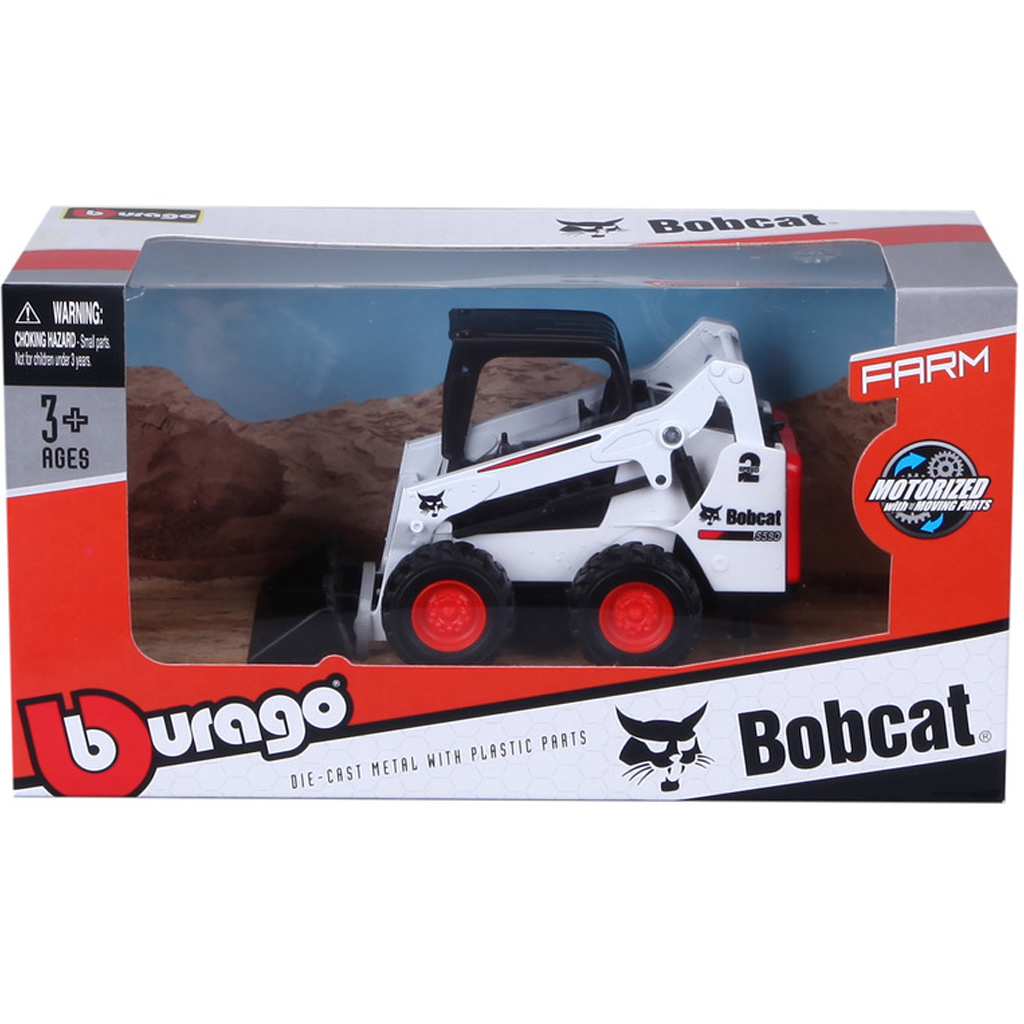 Bburago: Bobcat s rýpadlom - 10 cm kép 2