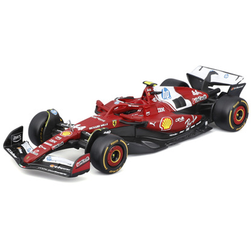 Bburago: Ferrari SF-25 F1 pretekárske auto kovový model 1/43 (Charles Leclerc #16) kép 2