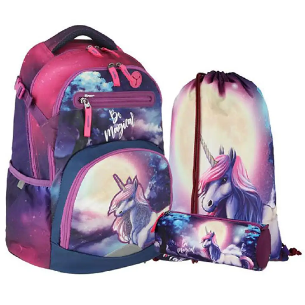 Spirit: Be Magical mintás iskolatáska, hátizsák 3db-os szett kép 1