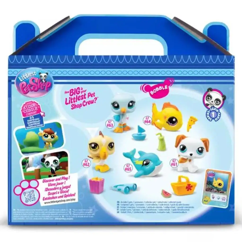 Littlest Pet Shop: 5-figúrkový balíček séria 1 - Pláž kép 3