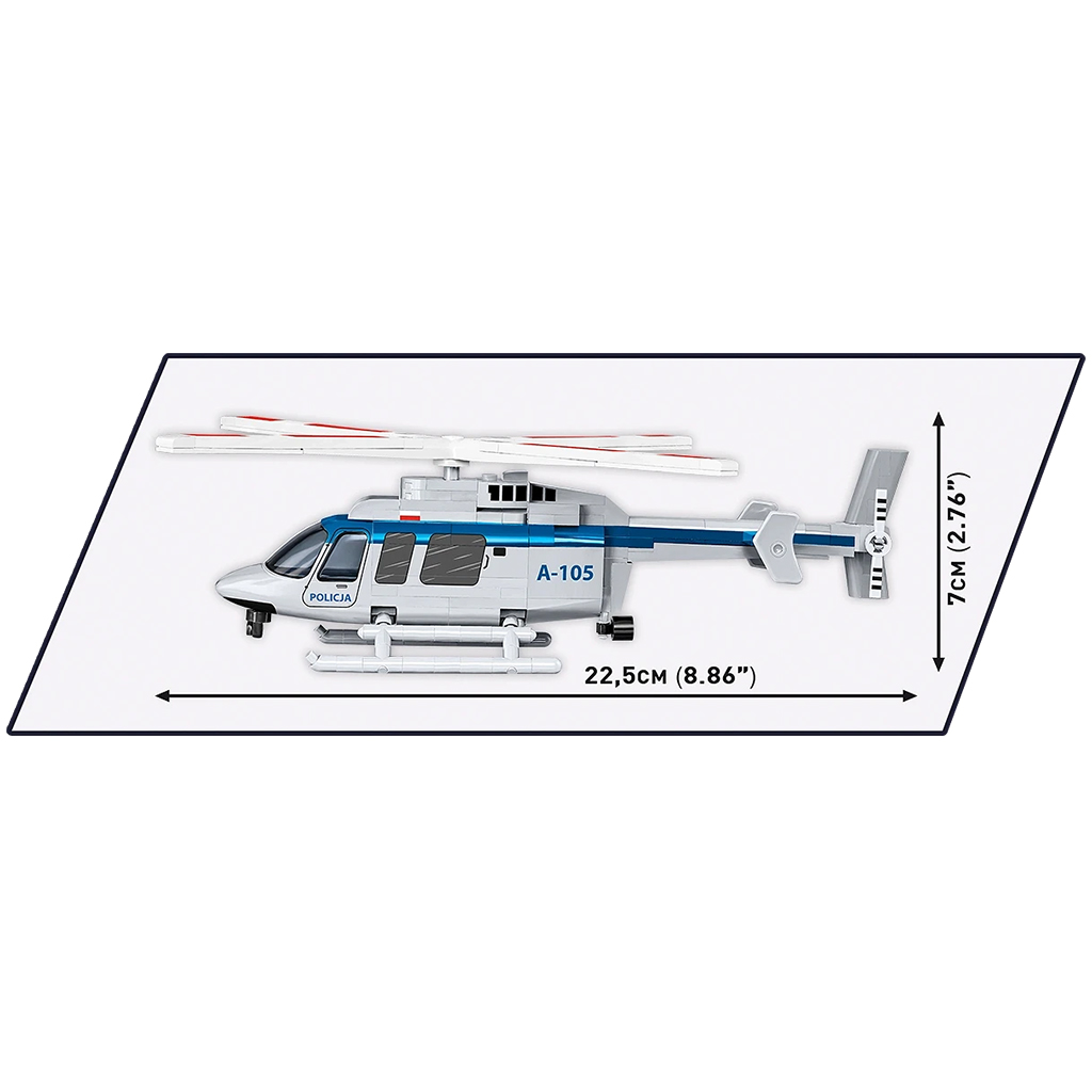 COBI: Bell 407 Polícia stavebnica (26628) kép 4