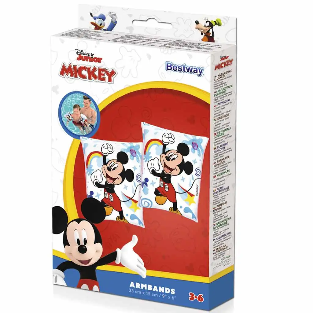 Bestway: Disney Junior® Mickey Mouse nafukovací kruh pre deti od 3 do 6 rokov kép 3